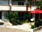 The place in front of the building