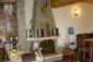 A fireplace