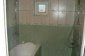 In the bathroom
