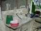 Outside the house
