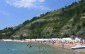 The beach near the property