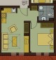 Floorplan of the offered apartments