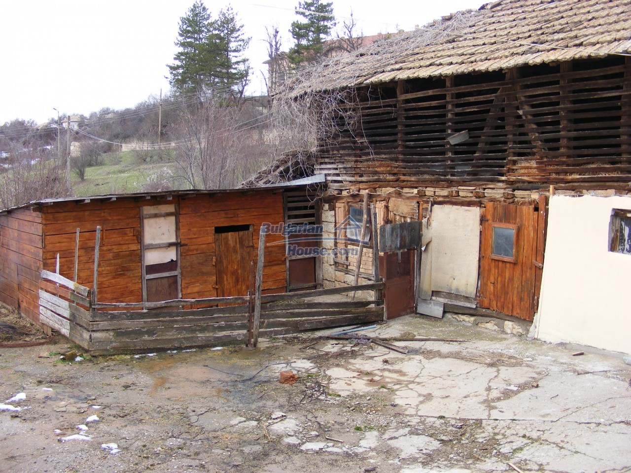 13253:66 - Bulgarian House with big garden 4950sq.m. farm buildings Popovo