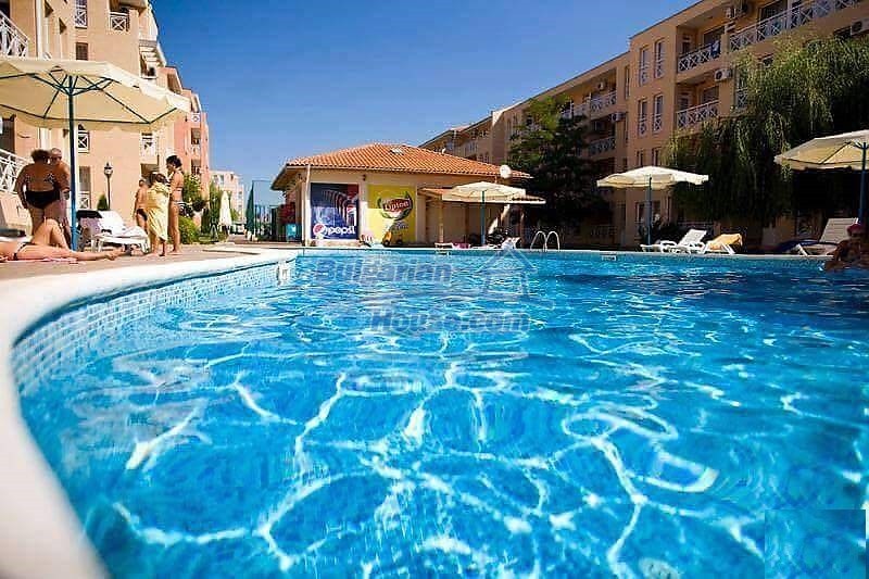 13860:17 - Cozy 1 BED apartment nicely furnished big balcony Sunny beach
